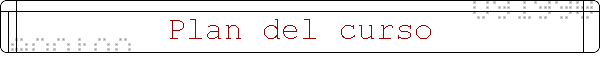 Plan del curso